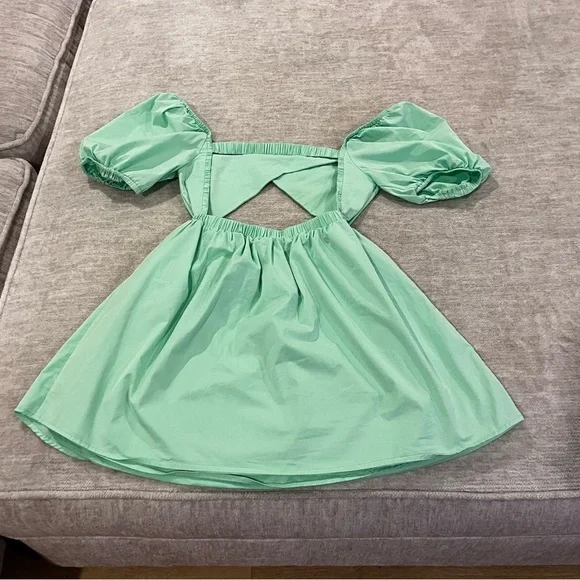 Beginning Boutique Cannes Mini Dress Apple Green Size 8 - Picture 6 of 6